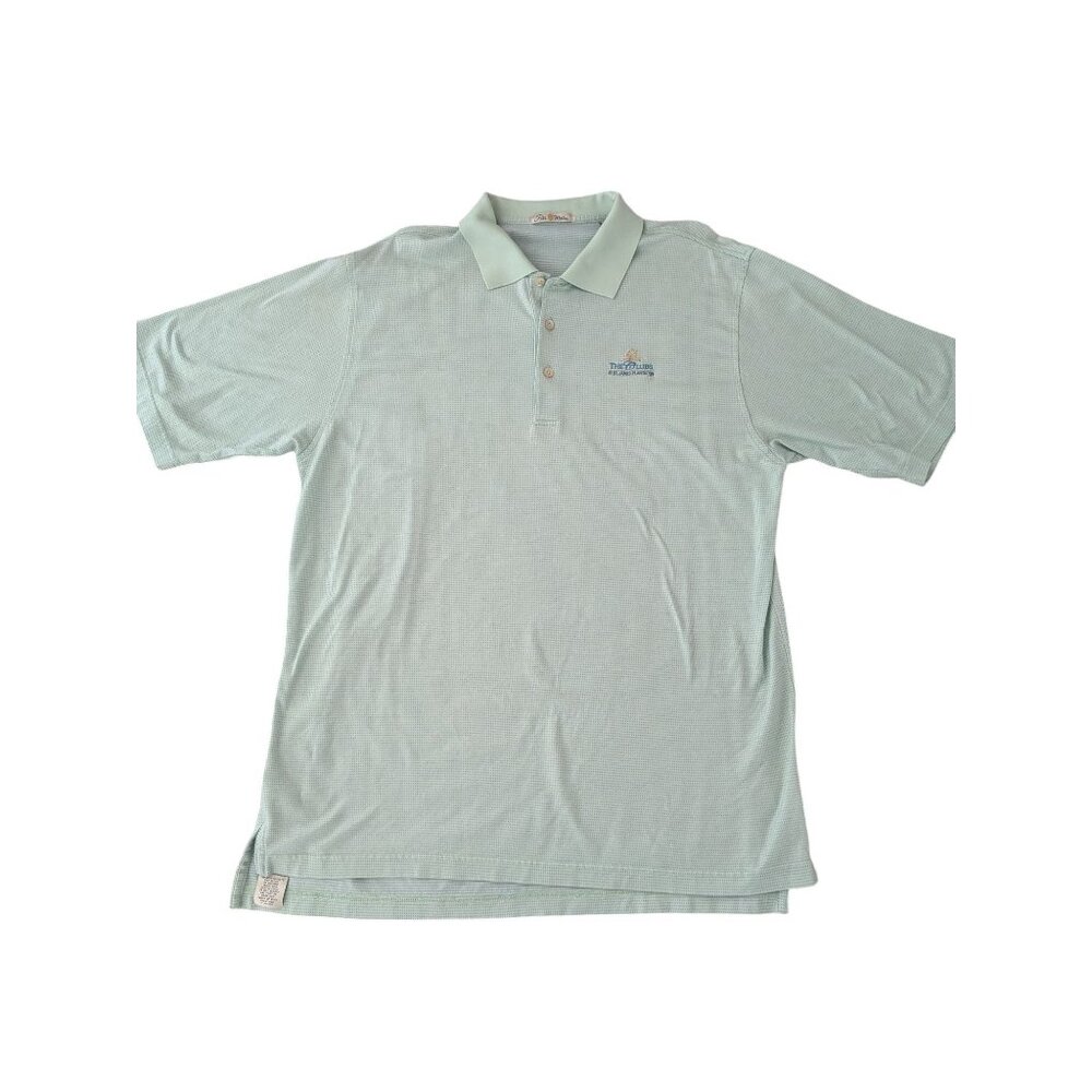 Peter Millar Mens Green Performance Polo Shirt Size XL Classic Fit-708lp